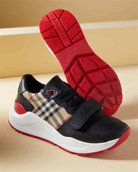 burberry shoes low top|burberry ramsey check sneakers.